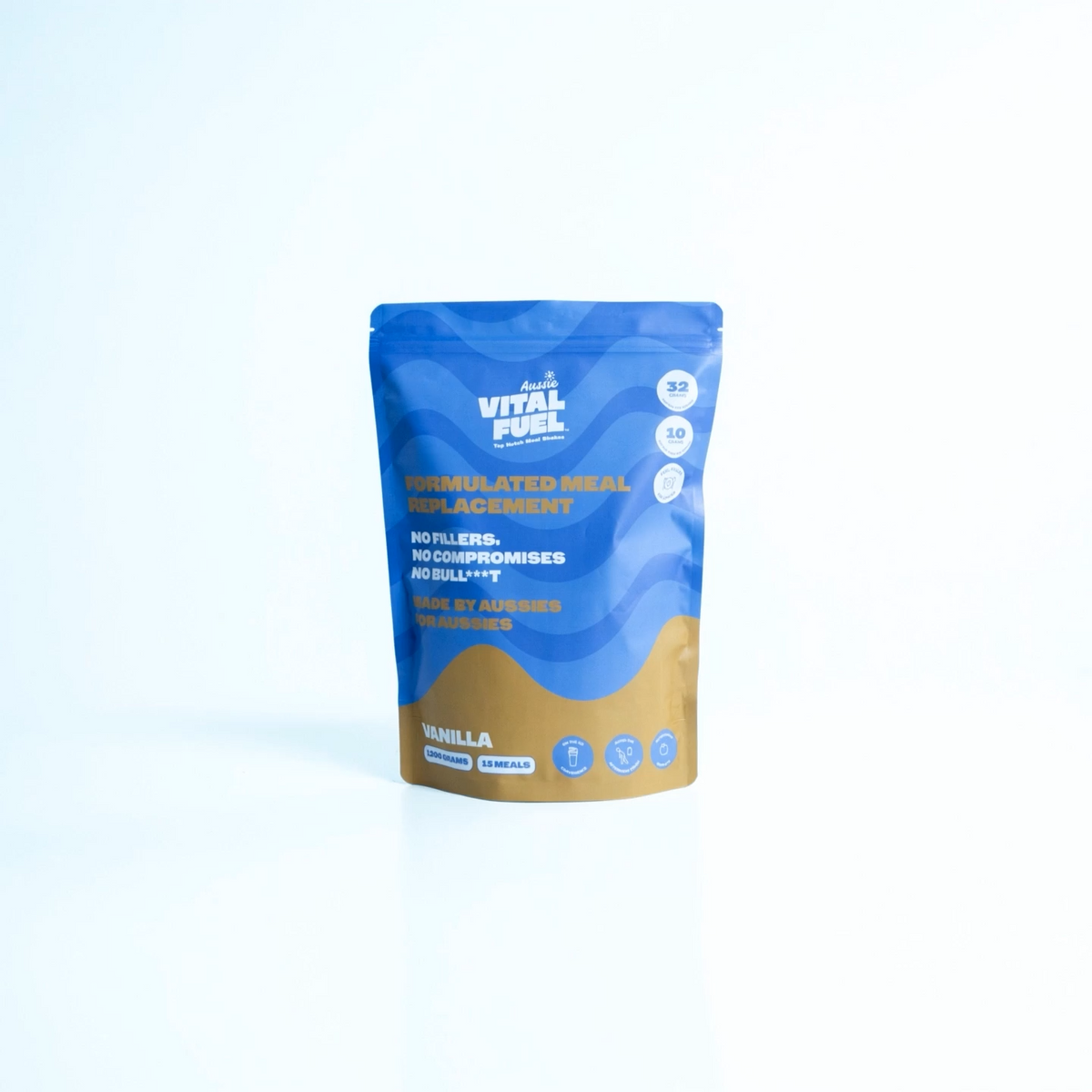 Aussie Vital Fuel Vanilla meal replacement, 1200 g bag